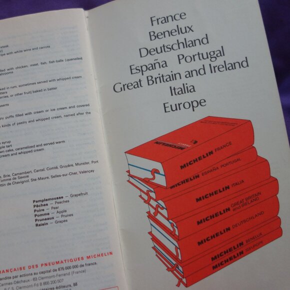 Vintage 1988 Michelin PARIS et environs Hotels-Restaurants ISBN 2.06.006.888-6 - Picture 14 of 14